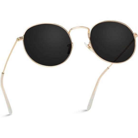 Reflective Lens Round Trendy Sunglasses main image 4